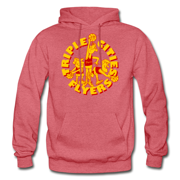 Triple Cities Flyers Hoodie - heather red