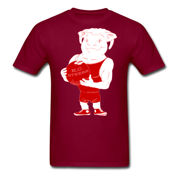 Kansas City Steers T-Shirt - burgundy