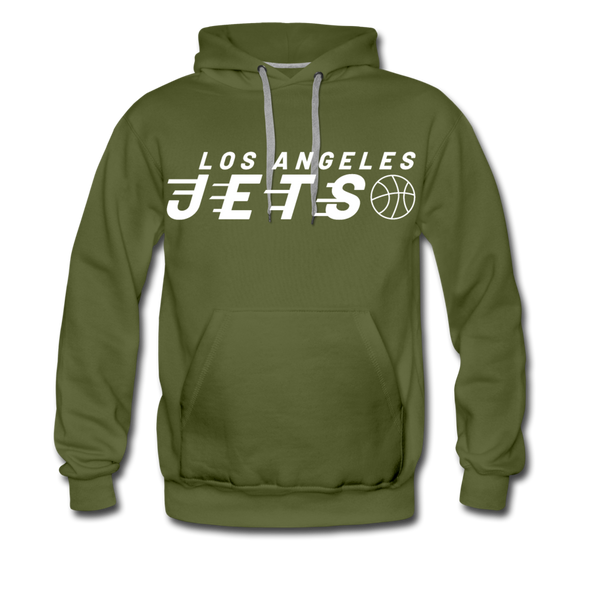 Los Angeles Jets Hoodie (Premium, Green) - olive green