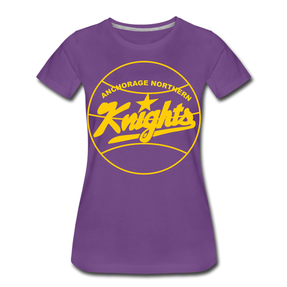 Anchorage Northern Knights Women's T-Shirt - purple