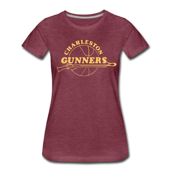 Charleston Gunners Women’s T-Shirt - heather burgundy