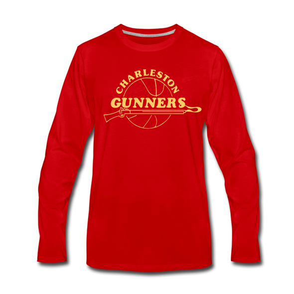 Charleston Gunners Long Sleeve T-Shirt - red