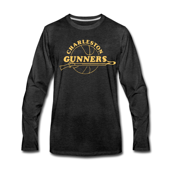 Charleston Gunners Long Sleeve T-Shirt - charcoal gray