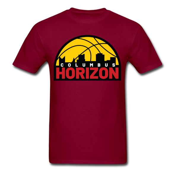 Columbus Horizon T-Shirt - burgundy