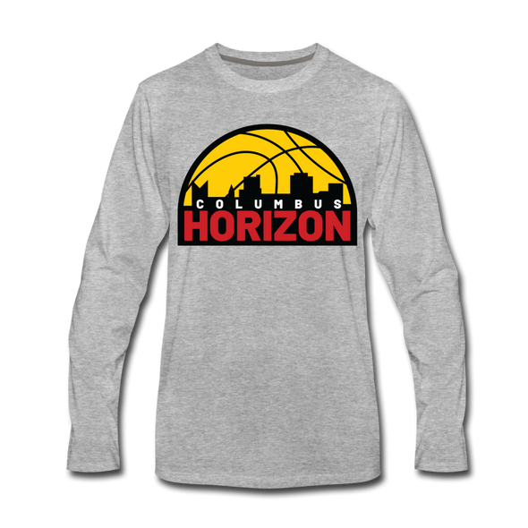 Columbus Horizon Long Sleeve T-Shirt - heather gray