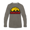 Columbus Horizon Long Sleeve T-Shirt - asphalt gray