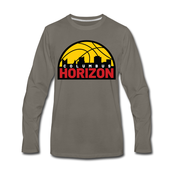 Columbus Horizon Long Sleeve T-Shirt - asphalt gray