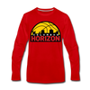Columbus Horizon Long Sleeve T-Shirt - red