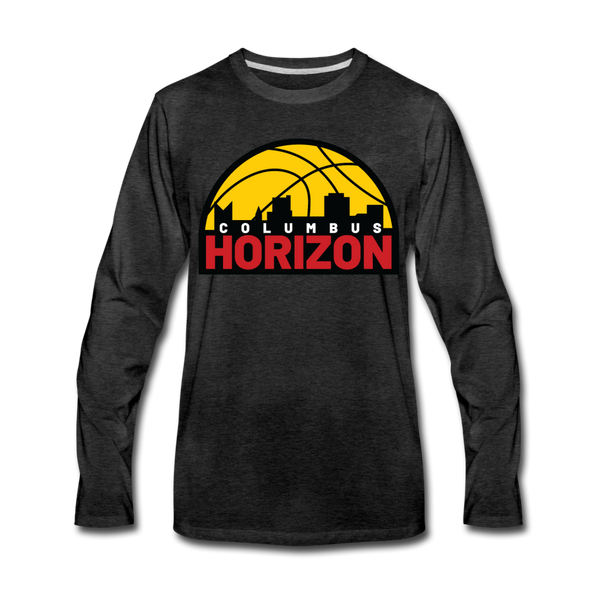 Columbus Horizon Long Sleeve T-Shirt - charcoal gray