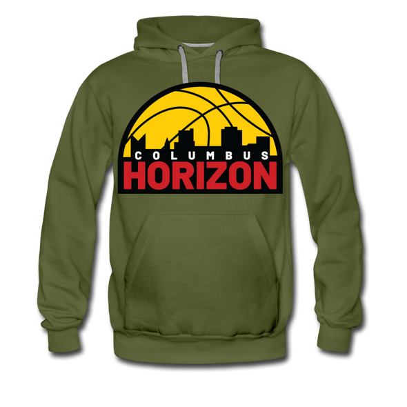 Columbus Horizon Hoodie (Premium) - olive green