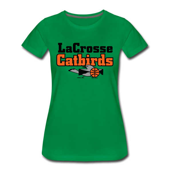 La Crosse Catbirds Women’s T-Shirt - kelly green
