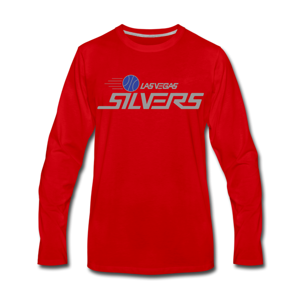 Las Vegas Silvers Long Sleeve T-Shirt - red
