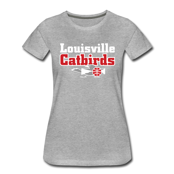 Louisville Catbirds Women’s T-Shirt - heather gray