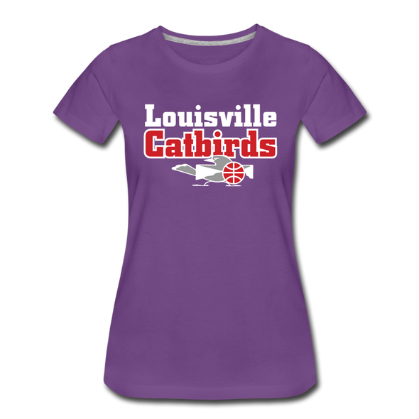 Louisville Catbirds Women’s T-Shirt - purple