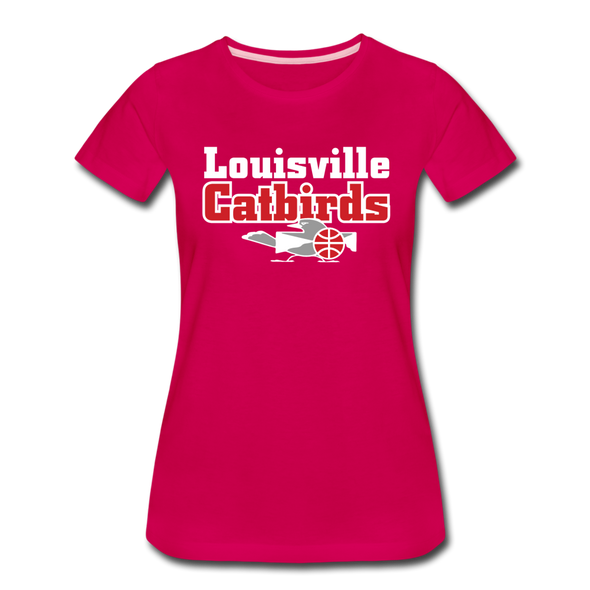 Louisville Catbirds Women’s T-Shirt - dark pink