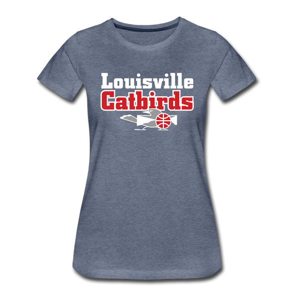 Louisville Catbirds Women’s T-Shirt - heather blue