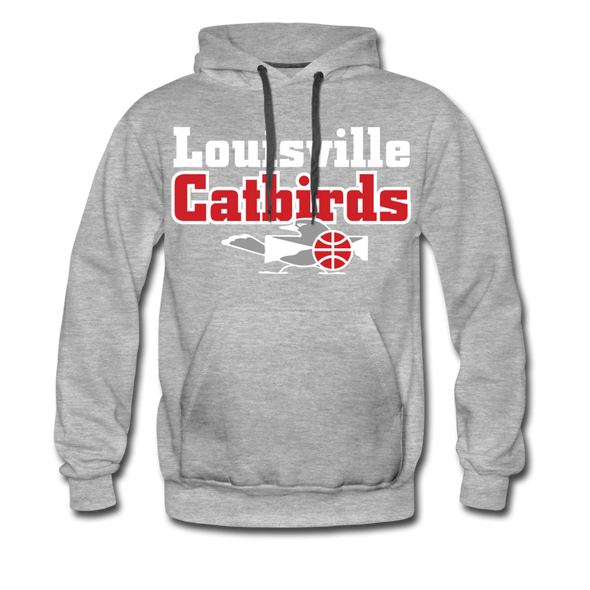 Louisville Catbirds Hoodie (Premium) - heather gray
