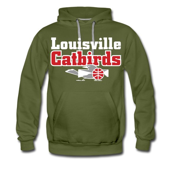 Louisville Catbirds Hoodie (Premium) - olive green