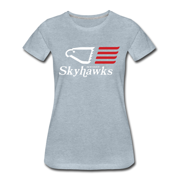 New Haven Skyhawks Women’s T-Shirt - heather ice blue