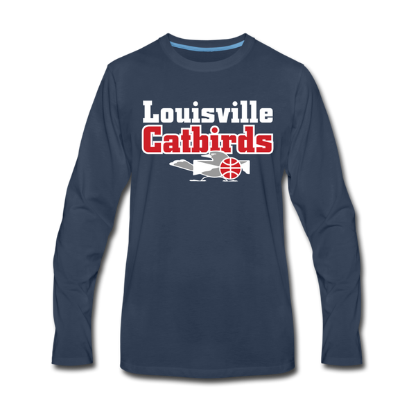 Louisville Catbirds Long Sleeve T-Shirt - navy