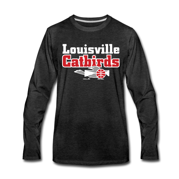 Louisville Catbirds Long Sleeve T-Shirt - charcoal gray