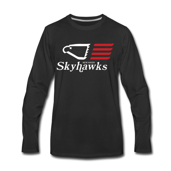 New Haven Skyhawks Long Sleeve T-Shirt - black