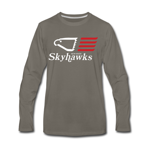 New Haven Skyhawks Long Sleeve T-Shirt - asphalt gray