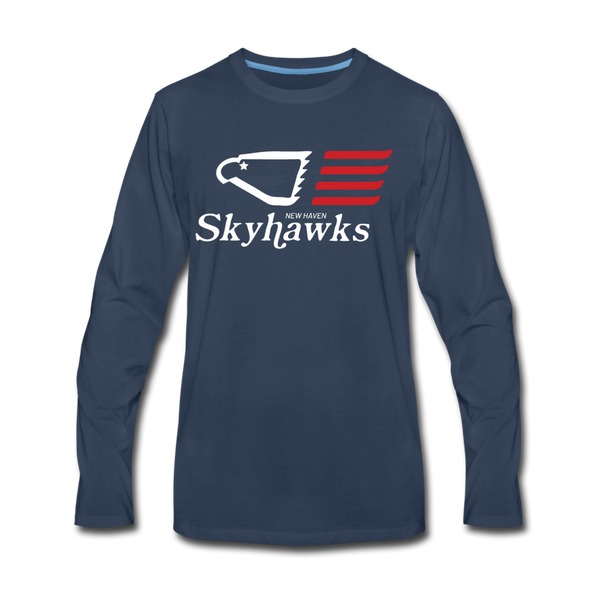 New Haven Skyhawks Long Sleeve T-Shirt - navy