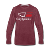 New Haven Skyhawks Long Sleeve T-Shirt - heather burgundy