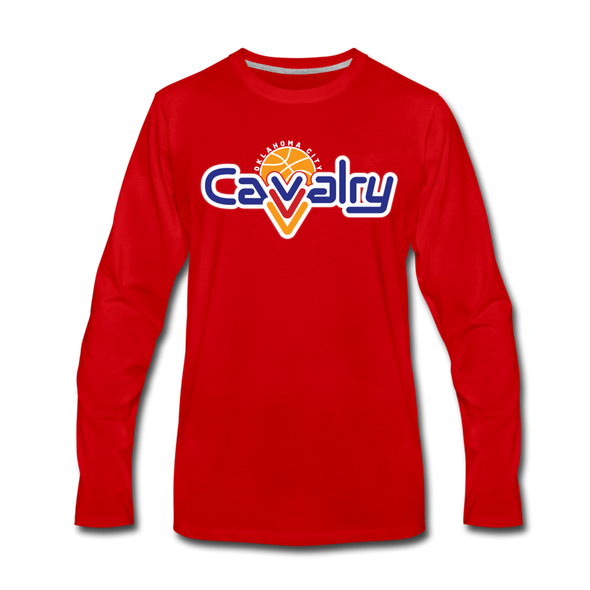 OKC Cavalry Long Sleeve T-Shirt - red