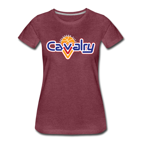 OKC Cavalry Women’s T-Shirt - heather burgundy