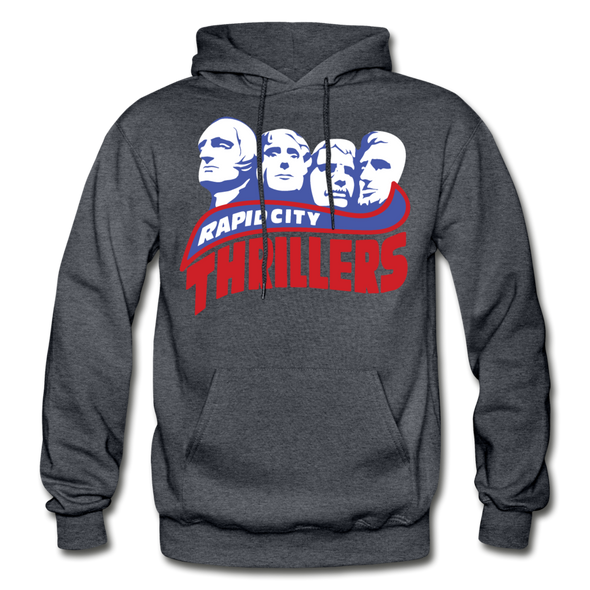 Rapid City Thrillers Hoodie - charcoal gray