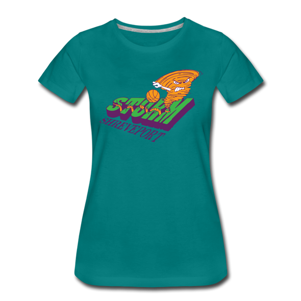 Shreveport Storm Women’s T-Shirt - teal