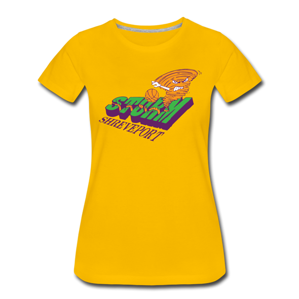 Shreveport Storm Women’s T-Shirt - sun yellow
