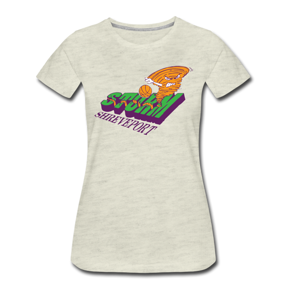 Shreveport Storm Women’s T-Shirt - heather oatmeal