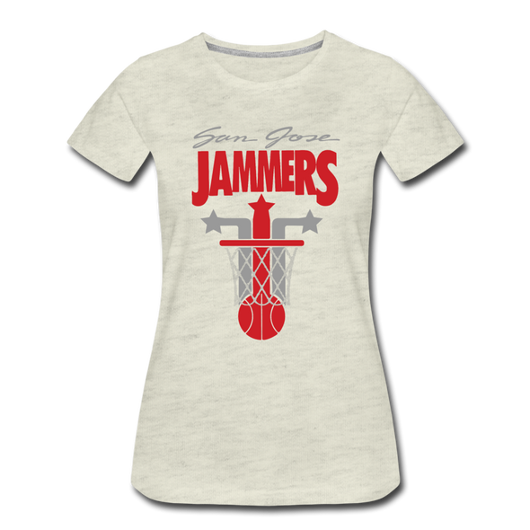 San Jose Jammers Women’s T-Shirt - heather oatmeal