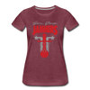 San Jose Jammers Women’s T-Shirt - heather burgundy