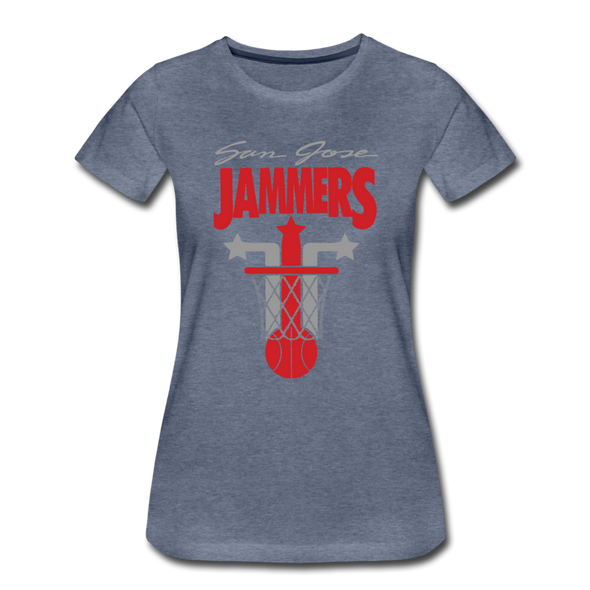 San Jose Jammers Women’s T-Shirt - heather blue