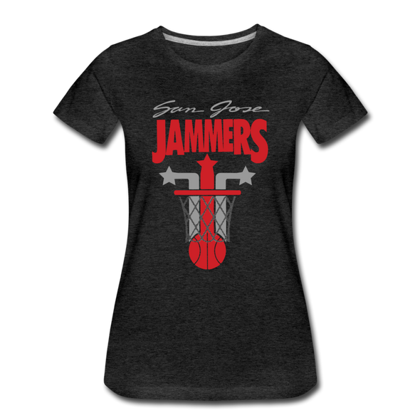 San Jose Jammers Women’s T-Shirt - charcoal gray