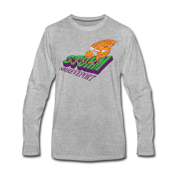 Shreveport Storm Long Sleeve T-Shirt - heather gray