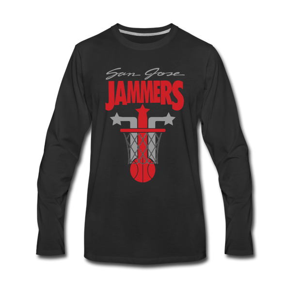 San Jose Jammers Long Sleeve T-Shirt - black