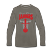San Jose Jammers Long Sleeve T-Shirt - asphalt gray