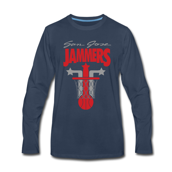 San Jose Jammers Long Sleeve T-Shirt - navy