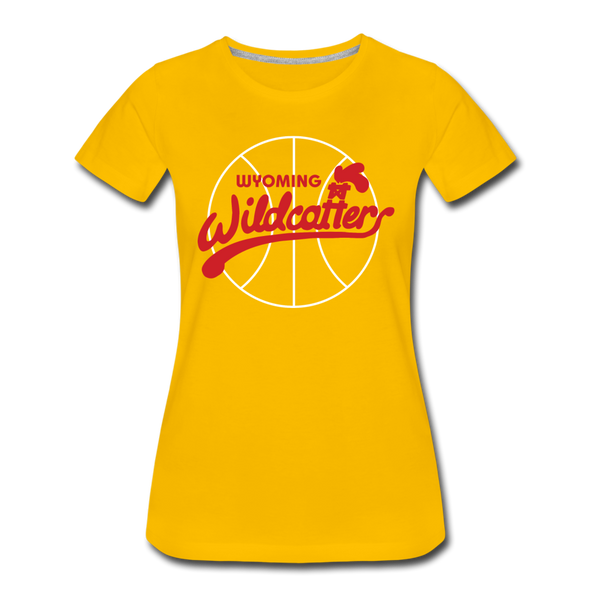 Wyoming Wildcatters Women’s T-Shirt - sun yellow