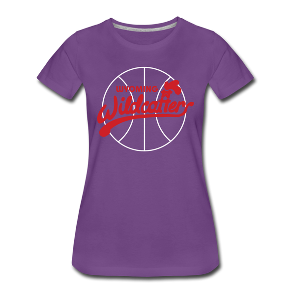 Wyoming Wildcatters Women’s T-Shirt - purple