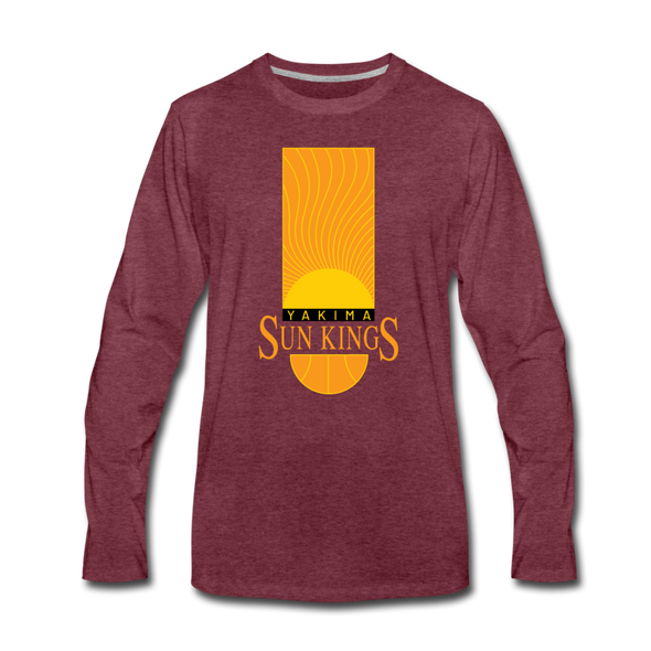 Yakima Sun Kings Long Sleeve T-Shirt - heather burgundy