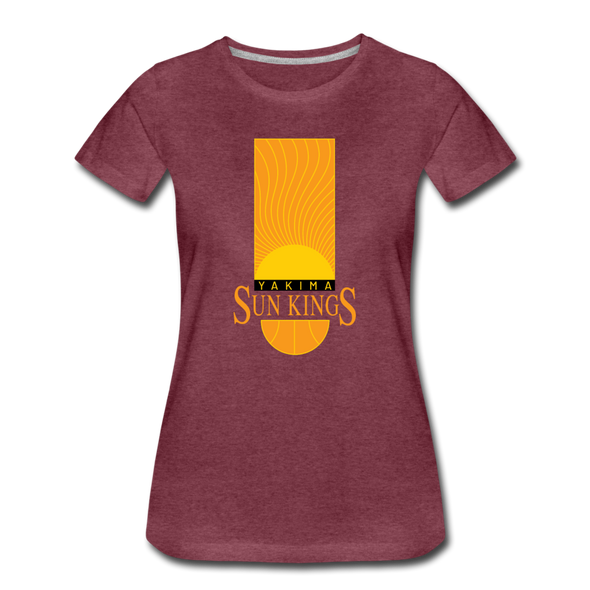 Yakima Sun Kings Women’s T-Shirt - heather burgundy