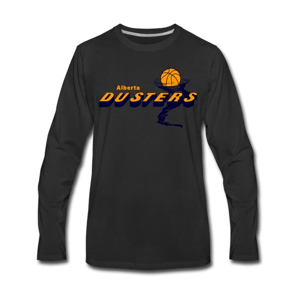 Alberta Dusters Long Sleeve T-Shirt - black