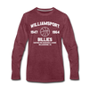 Williamsport Billies Long Sleeve T-Shirt - heather burgundy
