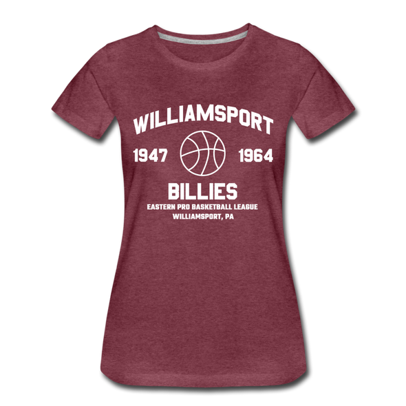 Williamsport Billies Women’s T-Shirt - heather burgundy